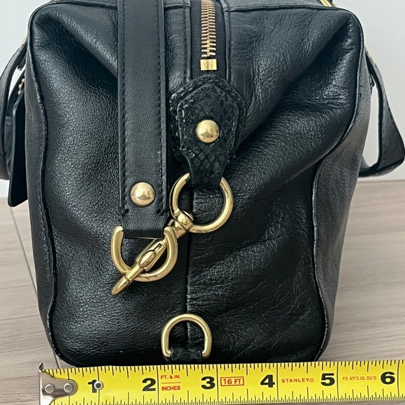 Coach Ashley Black Leather Handbag, F1273-F19246 - Picture 8 of 15